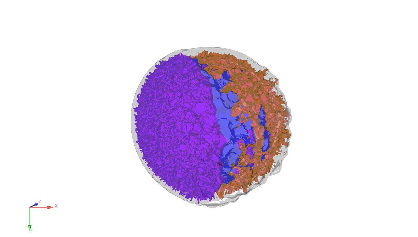 Supernova remnant visualization